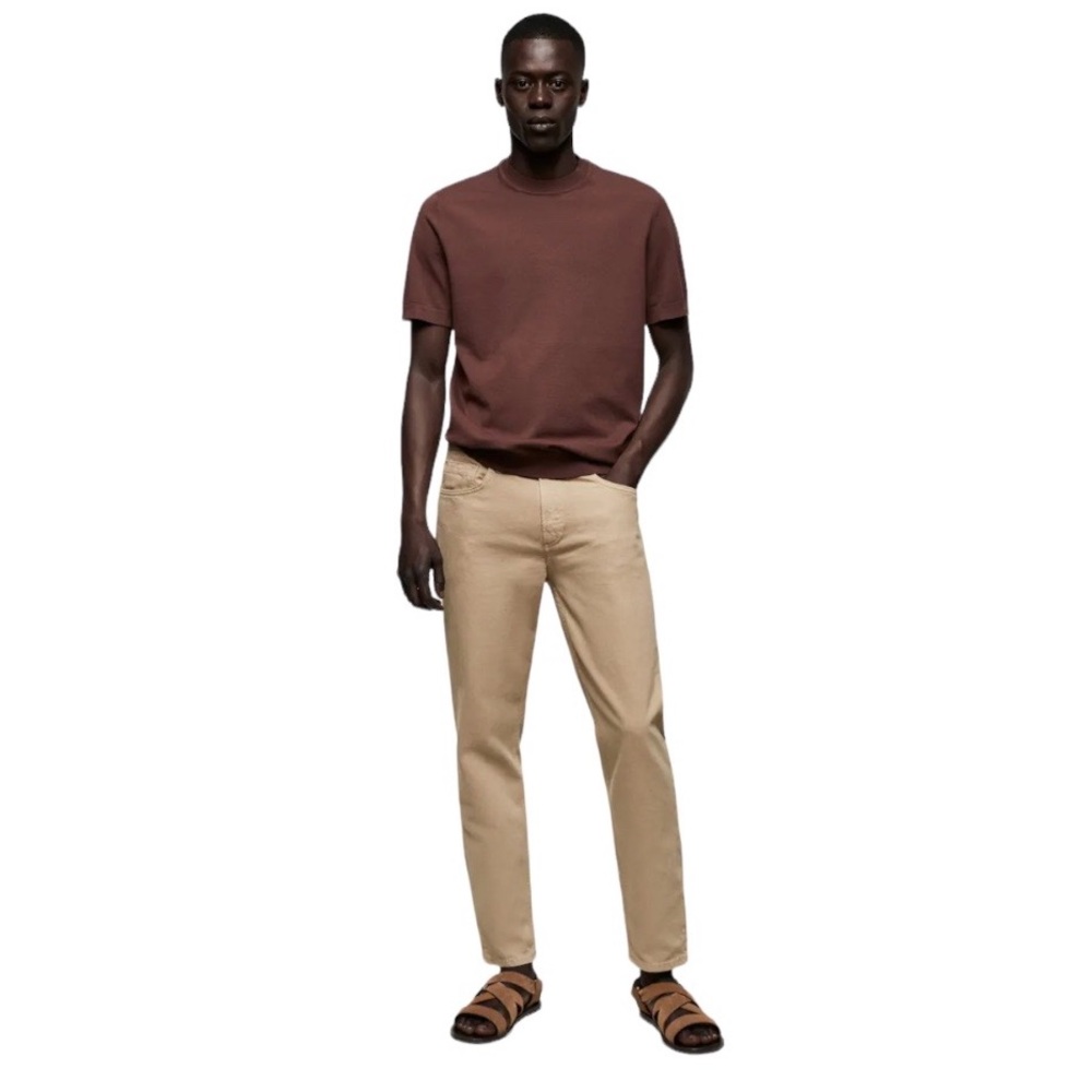 MNG Ben Tapered Cropped Fit Jeans